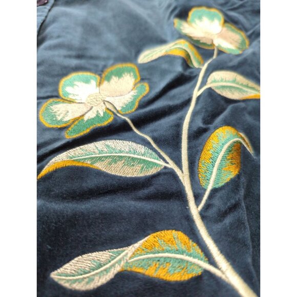 Jessica Holbrook QVC Small Easycare Embroidered Floral Jacket New - Picture 3 of 11